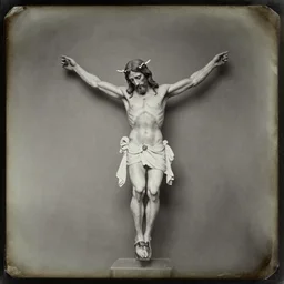 A daguerreotype photograph of Jesus Christ.