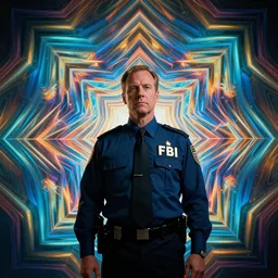 fbi agent having psychedelic geometric visions, beksinski, wayne barlowe, very coherent symmetrical artwork, cinematic, hyper realism, high detail, octane render, 8 k