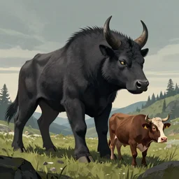 milosk warg. a huge warg who inhabits milosk hills and steals cattle at night
