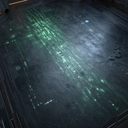 an overhead view of a flat floor texture of an industrial scifi floor inspired by the matrix, star wars, ilm, beeple, star citizen halo, mass effect, starship troopers, elysium, the expanse, high tech industrial, Artstation Unreal
