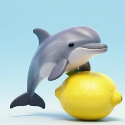 a dolphin lemon from the latest disney pixar film, stopmotion animation, detailed, cgi, greg, ross tran, rendered in unreal engine