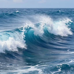 a gorgeous image of rough sea, in the style of thomas cole and pixar. beautiful beyond imagination! hyperrealism, extremely detailed! 8 k, smooth gradient cgi, path tracing, trending on artstation