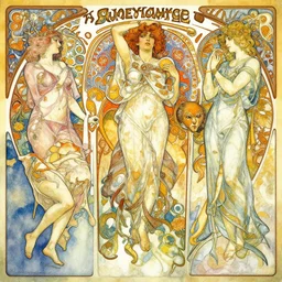 ! dream a beautifull intricate watercolour painting of to your scattered bodies go by philip jose farmer, reflexions, verry high details by william turner art, greg rutkowski and alphonse mucha, trending on artstation, very very detailed, masterpiece, vibrant colors