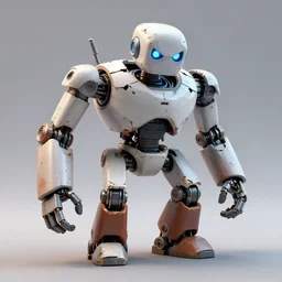 broken robot withered angry trending in artstation 4 k 8 k hd high detail smooth