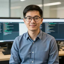portrait of average angular developer, photograph