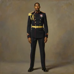 full body portrait of the dictator of the brooklyn nets, 1 8 8 9, in full military garb, kevin durant, oil on canvas by william sidney mount, trending on artstation
