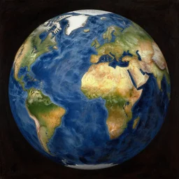flat earth oil painting by Leonardo De vinci-H 832