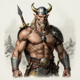 biomechanical demon viking, portrait, illustration, concept art, smooth, sharp focus, beautifully detailed, rule of thirds, by gustave dore and nikolay makovsky