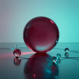 technologic probe, cell shaded, hyperrealism!, reflective surface, highly refractive material, chiaroscuro!!, minimalism!!, maroon highlight, hdr!!, loose wires, cyan light, vibrant!, multiple lights, by anton fadeev and gil elvgren and greg rutkowski and ilya kuvshinov and giger