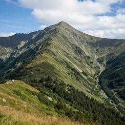 a photo of romanian mountains, highly detailed