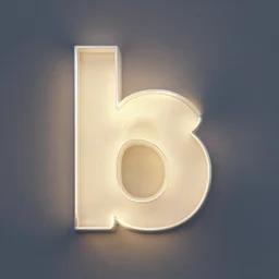 illuminated letter b, capital b