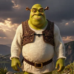 Dwayne Johnson as shrek
