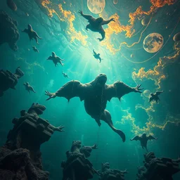 creatures infusion gravitational image underwater astrophotography indiegamedev sumptuous contemporaryart kaur fractal submerged [... ] natgeo fractal apocalyptic illustration groundwater venetian