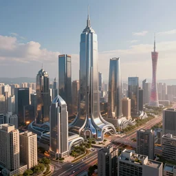 futuristic city, hd wallpaper, digital art