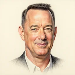 tom hanks smirk, colored pencil, bust portrait painting by richard schmid, thomas moran, studio ghibli, loish, alphonse mucha, fashion photography