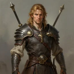 jake abel portrait as a dnd character fantasy art.