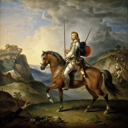 Napoleon Crossing the Alps by Jacques-Louis David painting by Hieronymus Bosch