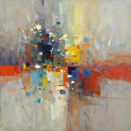 abstract detailed oil painting