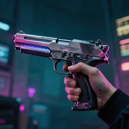 cyberpunk gun