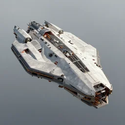 Leviathan Spaceship by markus vogt, trending on artstation