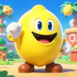 giant lemon boss in super mario 6 4