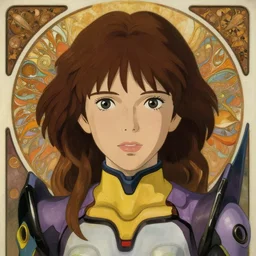 painting, young girl, beautiful face, gorgeous, face visible, halo, cinematic lighting, highly detailed eva suit, wallpaper, extremely detailed, sharp focus, by studio ghibli, lise deharme, hans zatzka, george stubbs, louis wain, alphonse mucha, intricate, beautiful, award winning, trending on artstation, pixiv