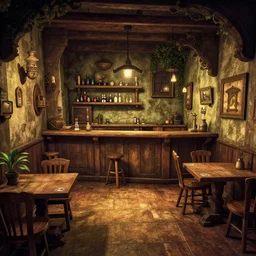 secret of monkey island background, pub interior