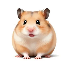 smilling hamster, artwork by steve henderson