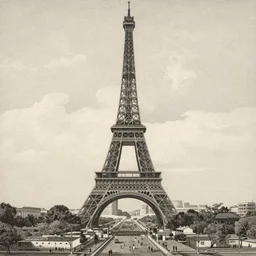 rejected designs for the eiffel tower, by gustave dore