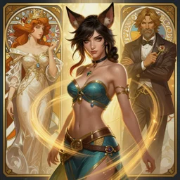 ahri from league of legends, half body shot, path traced, highly detailed, high quality, digital painting, alena aenami, lilia alvarado, shinji aramaki, karol bak, alphonse mucha, tom bagshaw