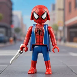 epic professional spiderman playmobil figure