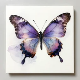 colofrul butterfly, alcohol ink painting, very beautiful masterpiece by a very talented artist