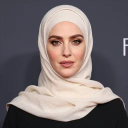 christina hendricks with hijab,