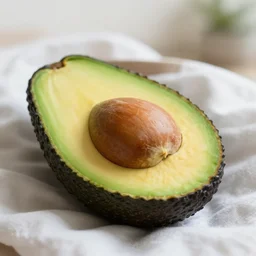a photo of a really sleepy avocado going to bed