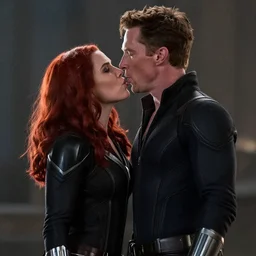 benedict cumberbatch as black widow, marvel cinematic universe, making out, photo