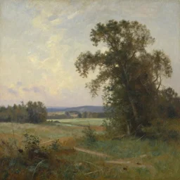 a serene landscape painting by william trost richards
