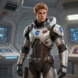 epic professional digital art of handsome male starship mechanic, by leesha hannigan, iris van herpen, artstation, cgsociety, wlop, epic, much wow, much detail, gorgeous, detailed, masterpiece