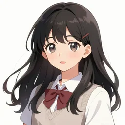 anime girl trending, illustration