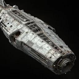 Cross-Section of a derelict and abandoned spaceship. Trending on Artstation,High quality , highly detailed, 4k , dead space , system shock 2 , world of war spaceships