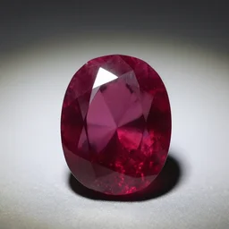 an 8 k photograph of a multifaceted ruby. under a lamp, casts shadow, volumetric lighting, sub surface scattering, masterpiece, artgem. hard light, high detail