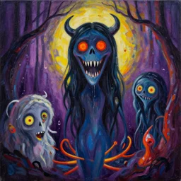 painting of my worst nightmares are fun! fun fun nightmares are! oh what can i say?. 8 k resolution, maximalist painting