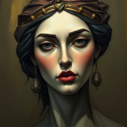 3 d cell shaded portrait painting of goddess, 3 d cell shaded cubism, in the style of picasso 3 d cell shaded, elegant, highly detailed, artstation, art by picasso 3 d cell shaded unreal engine
