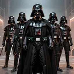 Darth Vader with six pac