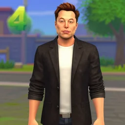 elon musk sims 4 character