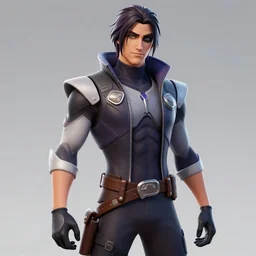 mysterio as a skin in fortnite, hyperdetalied, artgerm,