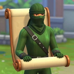 ninja scroll in the sims 4