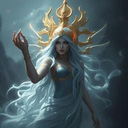 goddess of the zodiac, highly detailed, digital painting, artstation, concept art, smooth, sharp focus, illustration, unreal engine 5, 8 k, art by artgerm and greg rutkowski and edgar maxence
