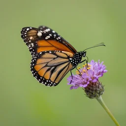 nature photography of a swallowtail monarch butterfly