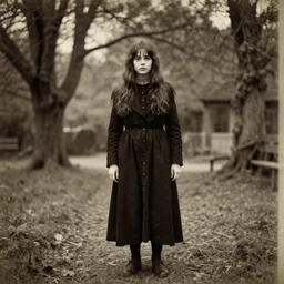 a very old photo of the blair witch