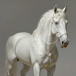 a anthropomorphic cyber horse wearing scifi armor, diffuse lighting, fantasy, intricate, elegant, highly detailed, lifelike, photorealistic, digital painting, artstation, illustration, concept art, smooth, sharp focus, art by john collier and albert aublet and krenz cushart and artem demura and alphonse mucha